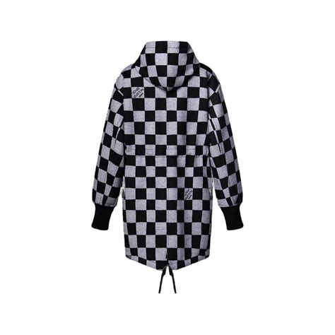 Reversible Double Face Damier Parka 